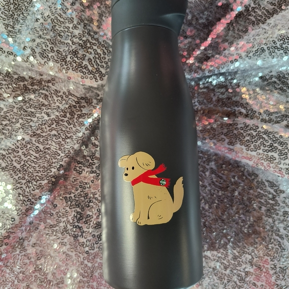 Starbucks Accessories - STARBUCKS 💕🐕🐾Black Dog Water Bottle